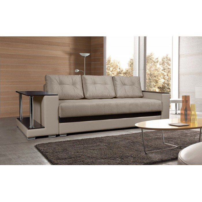 Диван Арбат Люкс-2 НПБ (серо-коричневый)