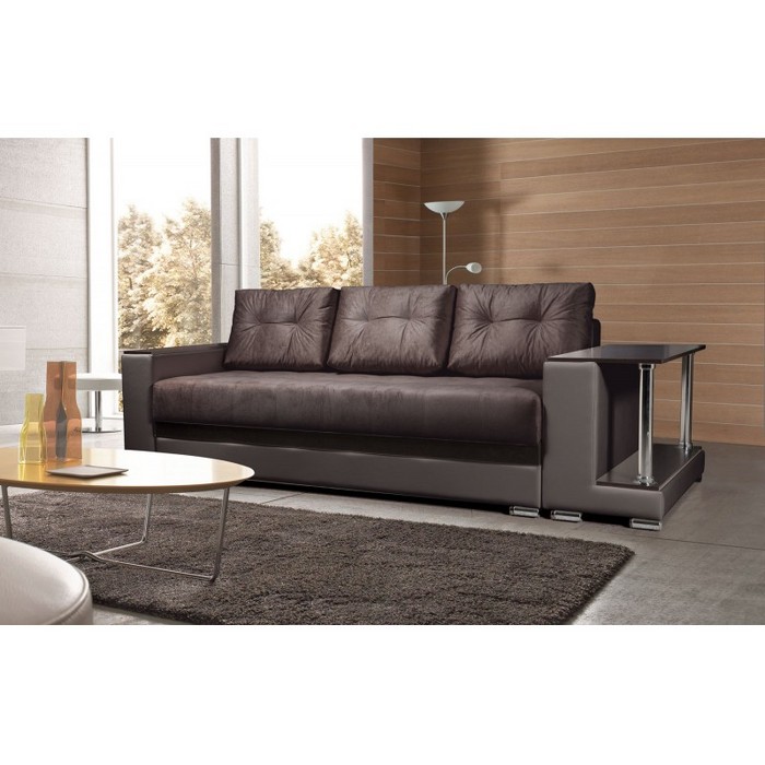 Диван Арбат Люкс-2 НПБ (темно-коричневый)