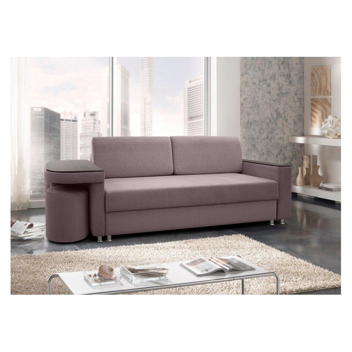 Диван Арбат Люкс НПБ (розово-серый)