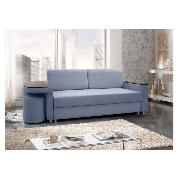 Диван Арбат Люкс НПБ (серо-голубой)