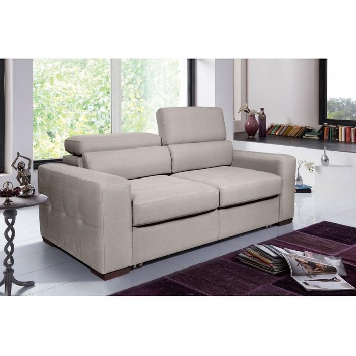 Диван Амадео 3-х местный раскладной (белый)