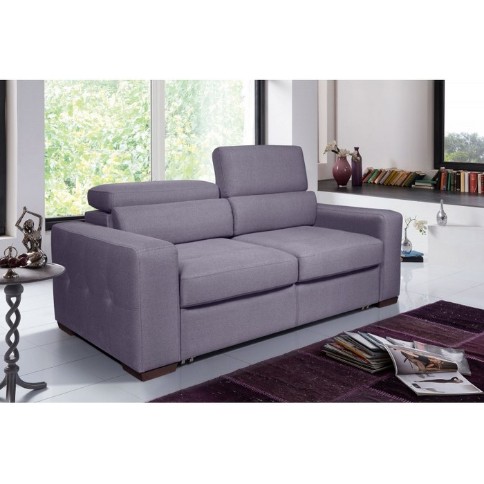 Диван Амадео 3-х местный раскладной (серый)