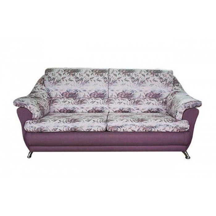 Диван Жанетта 3-х местный раскладной (белый, бордовый)