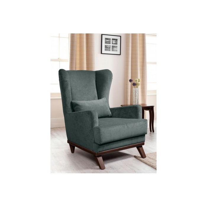 Кресло Хьюстон (стальной серый)