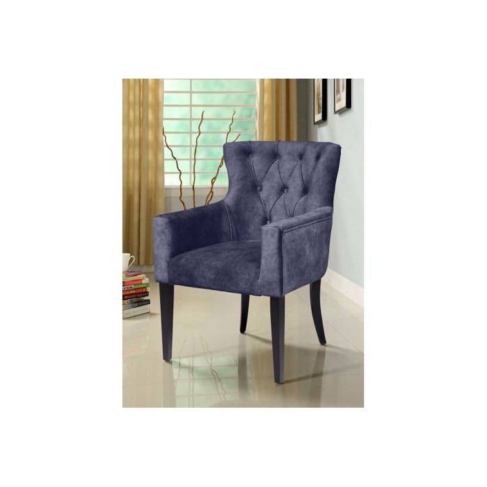 Кресло Стиль (серо-синий)