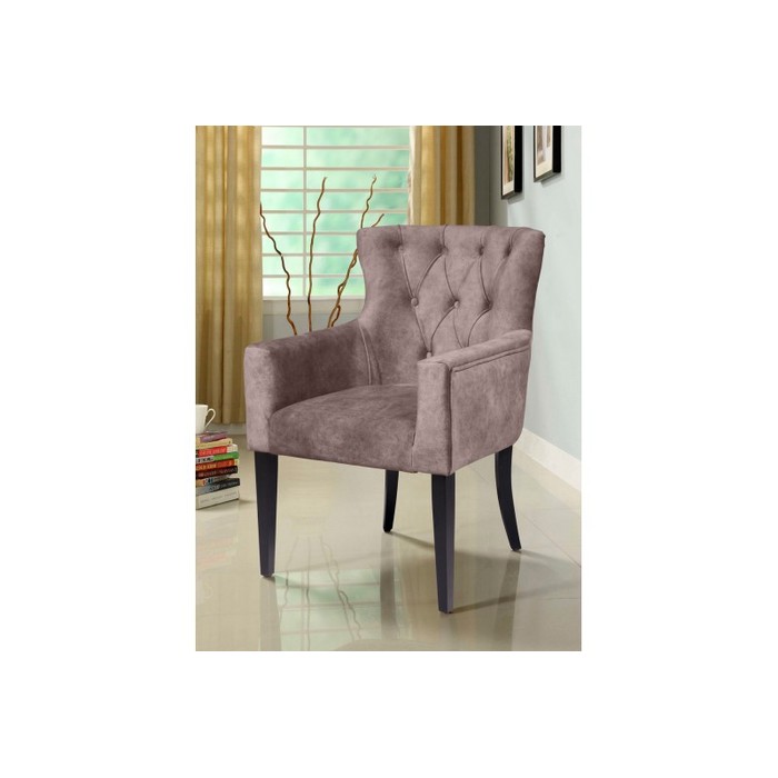 Кресло Стиль (серо-розовый)