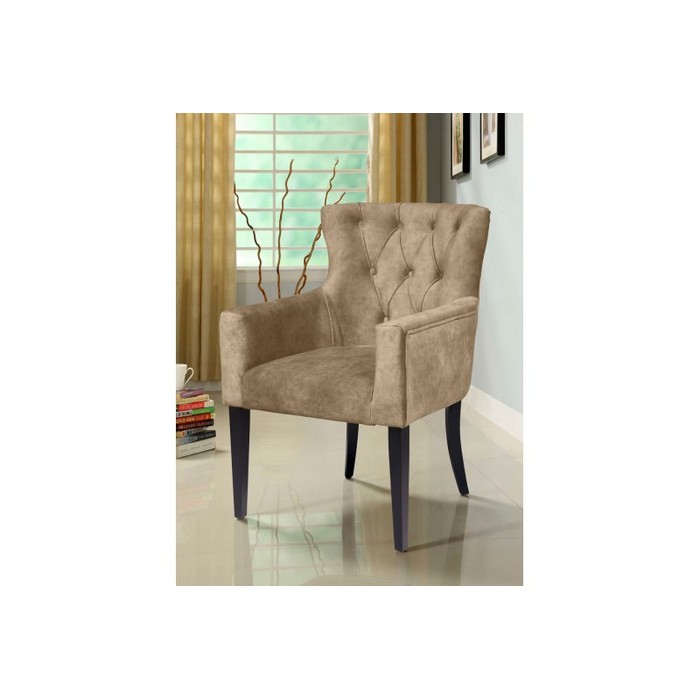 Кресло Стиль (бежево-белый)