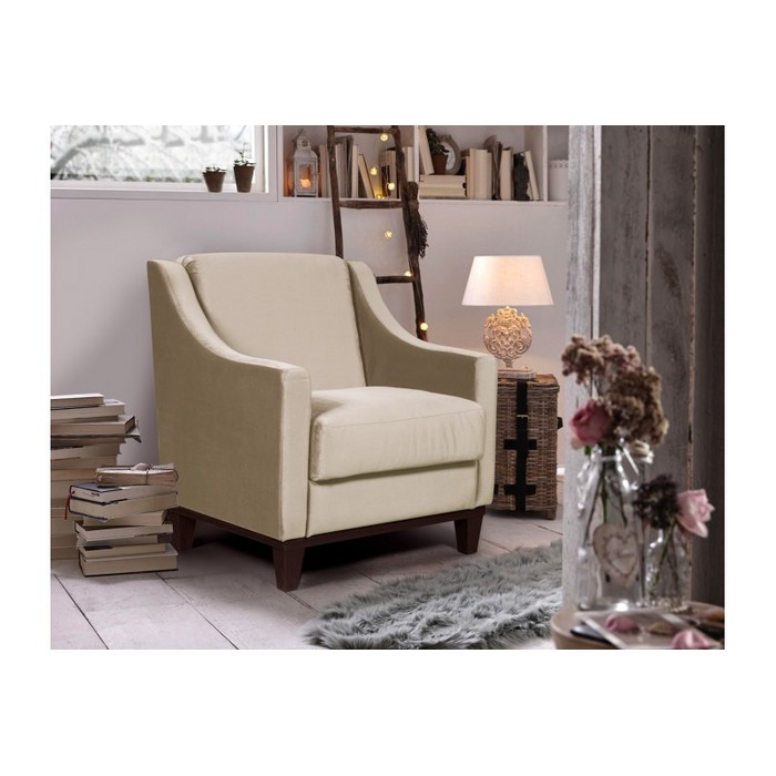 Кресло Санторини (бежево-белый)