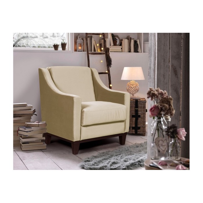 Кресло Санторини (желто-белый)