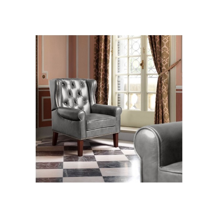 Кресло Престиж (серый)