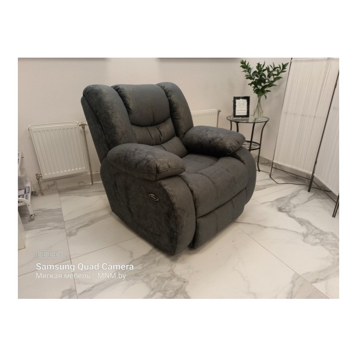 Кресло Лорд реклайнер механический (черный)