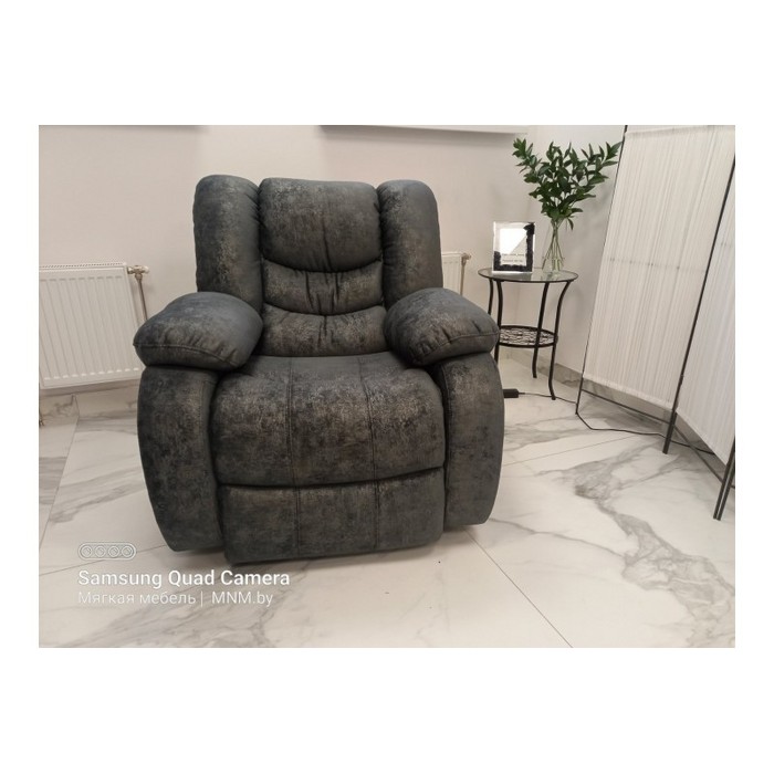 Кресло Лорд реклайнер механический (черный)