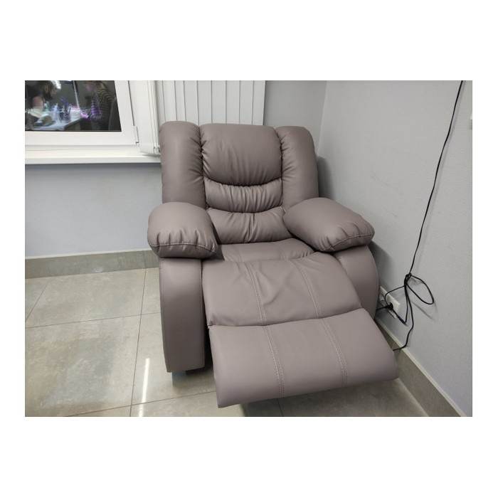 Кресло Лорд реклайнер механический (серый)