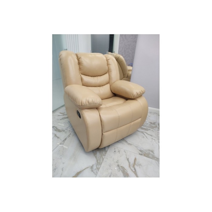 Кресло Лорд реклайнер механический (желтовато-коричневый)
