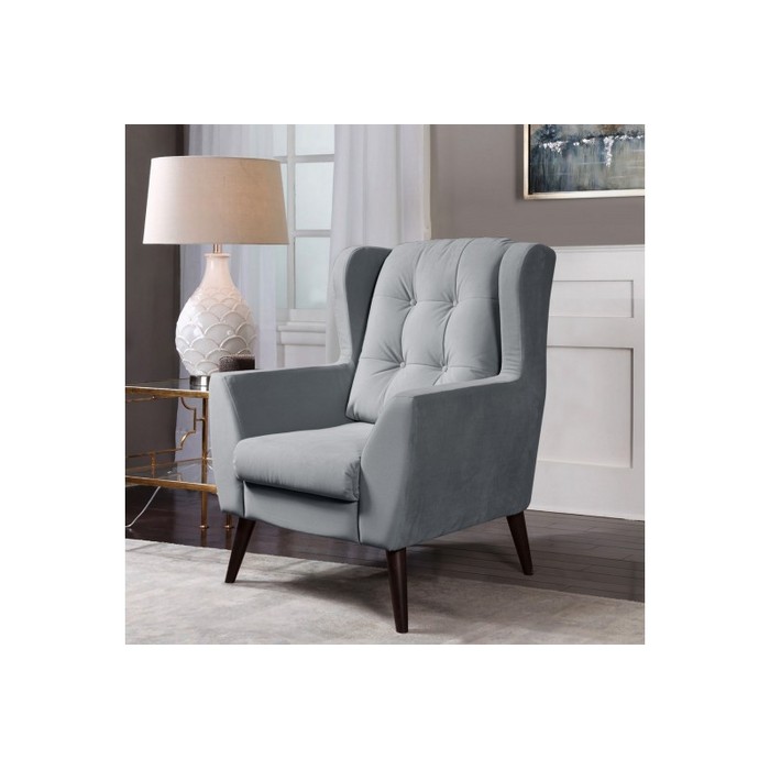 Кресло Бергамо (светло-серый)