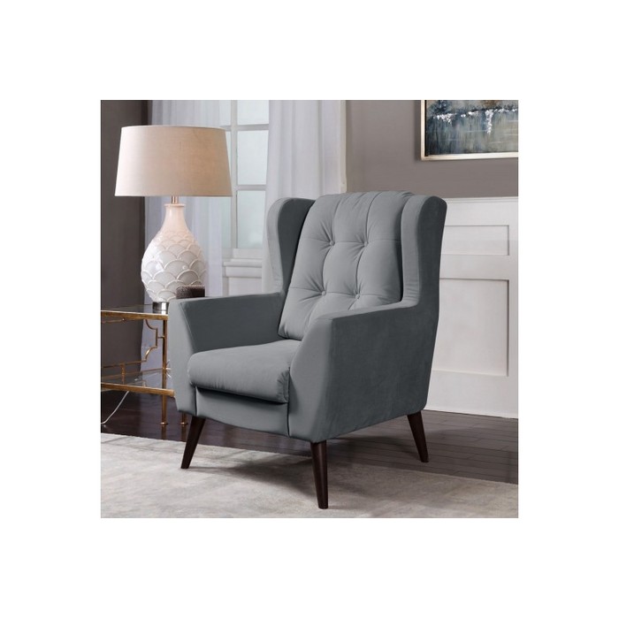 Кресло Бергамо (серый)