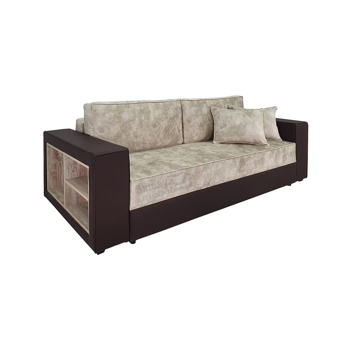 Прямой диван Домус П-01 (золотистый)