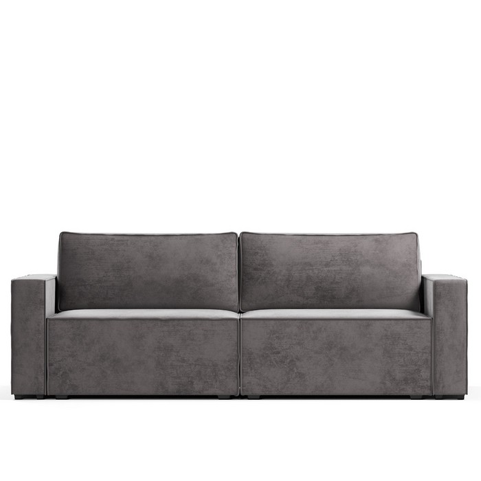 Прямой диван Леонардо П-02 (светло-серый)