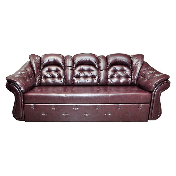 Прямой диван Милан П-03.2 (бордо)