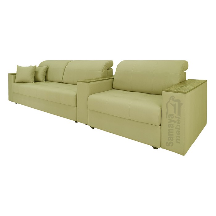 Прямой диван Тедди П-10.2 (фисташковый)