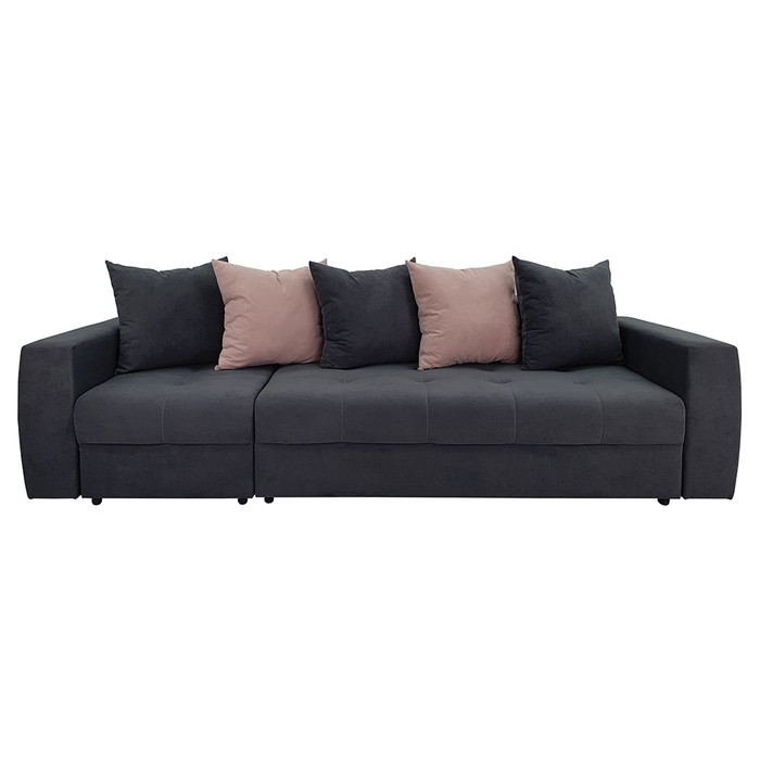 Прямой диван Европа П-03 (пепельный)