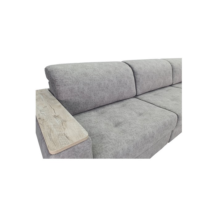 Прямой диван Европа П-11 (пепельный)