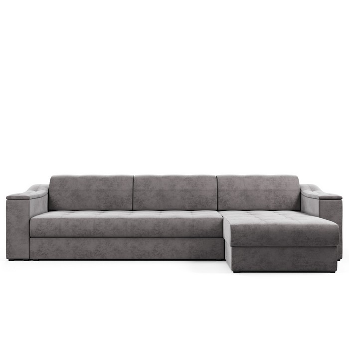 Угловой диван Брайт У-19 (серый)