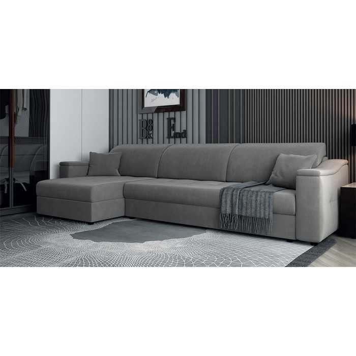 Угловой диван Брайт У-19 (грэй)