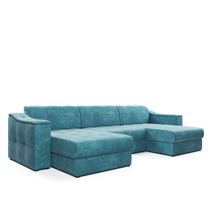 Угловой диван Брайт У-21 (бирюза)