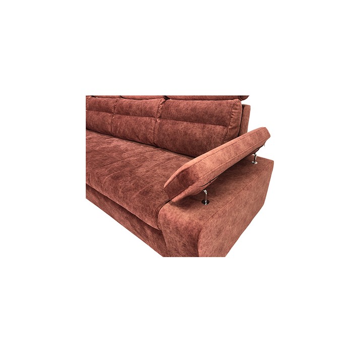 Угловой модульный диван Денвер (кирпичный)