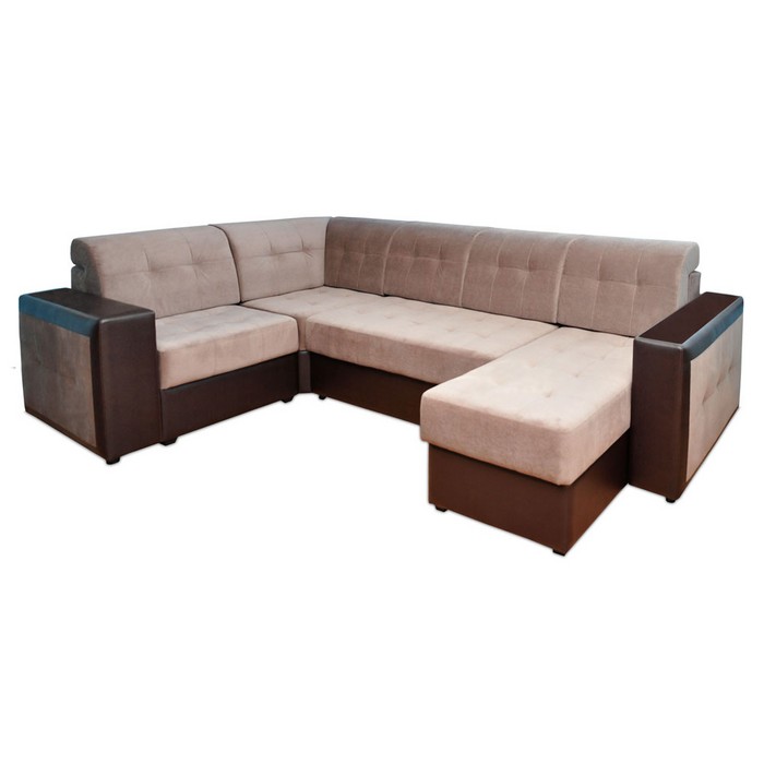 Угловой диван Каскад (бежевый)