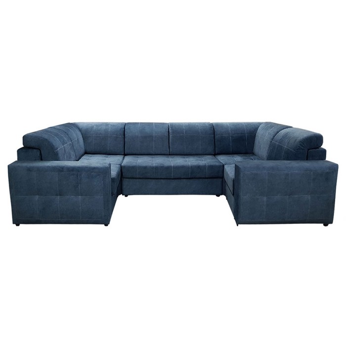 Угловой диван Каскад (синий)