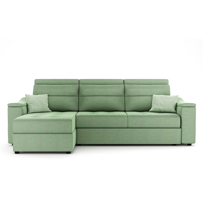 Угловой модульный диван Малибу (салатовый)